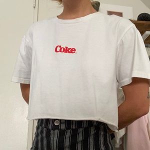 Cropped Coke Tee